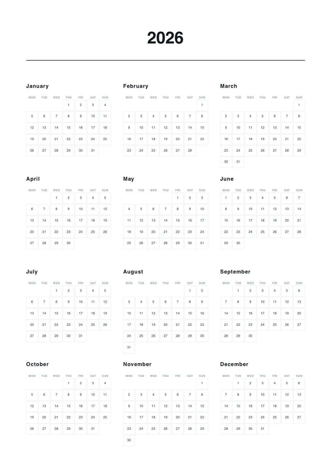 An interior page of 2026 Journal Starter.