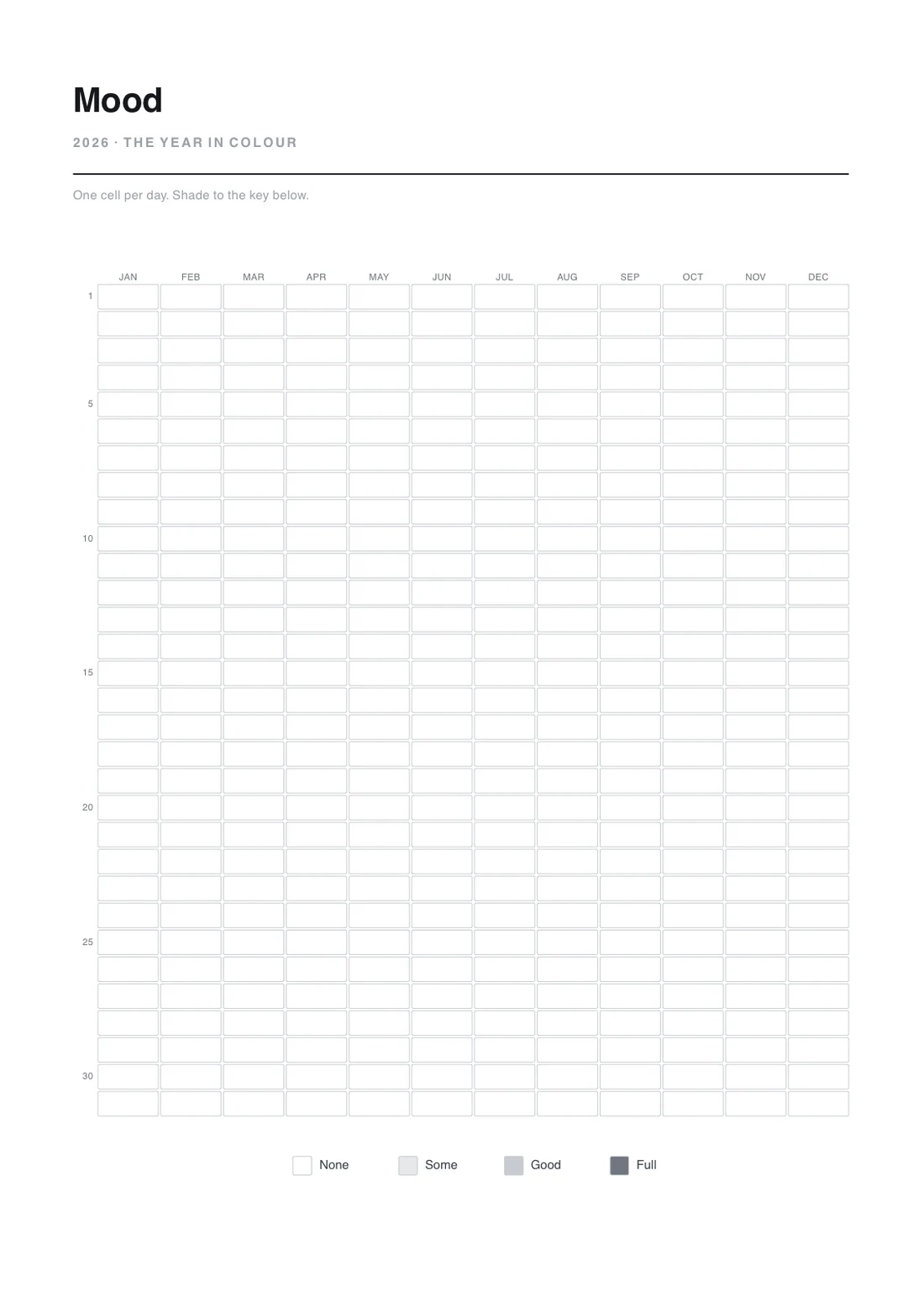 An interior page of 2026 Mega Journal.