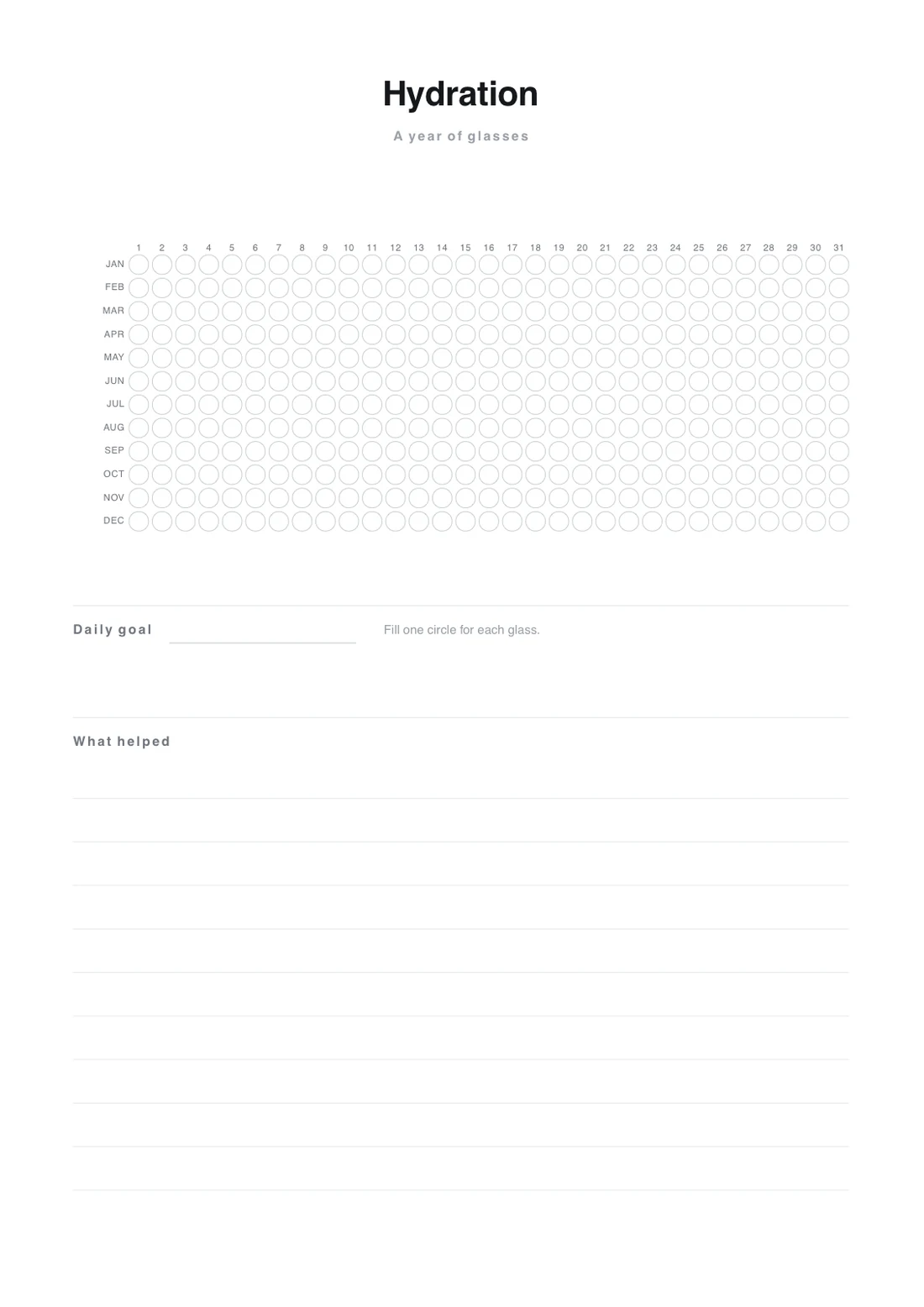 The cover of Water Tracker.